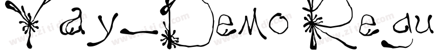 Yay_Demo Regular字体转换